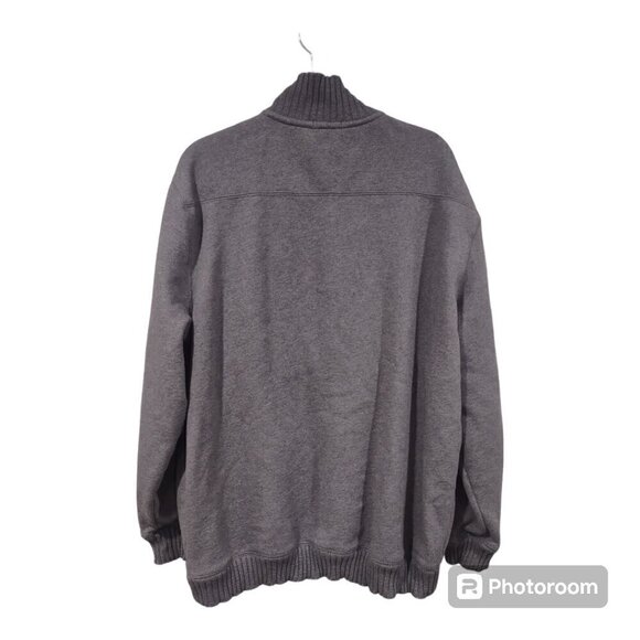 Calvin Klein Men's Grey Zip Up Sweater Size XL - Picture 2 of 8
